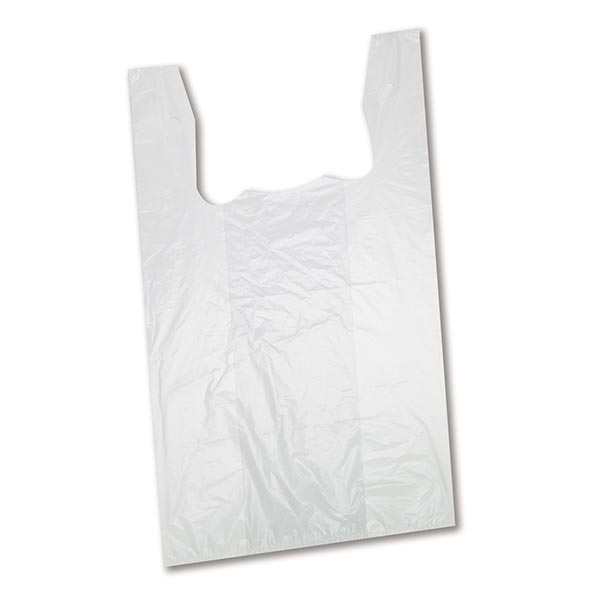 White plastic Bag S1(small) takeout bag